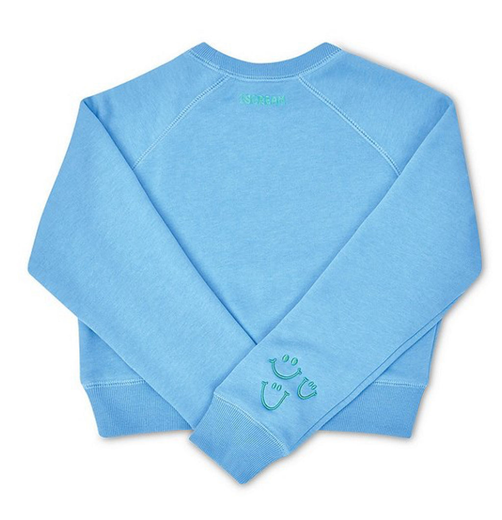 Sweatshirt Days Bright Blue Basic Crewneck