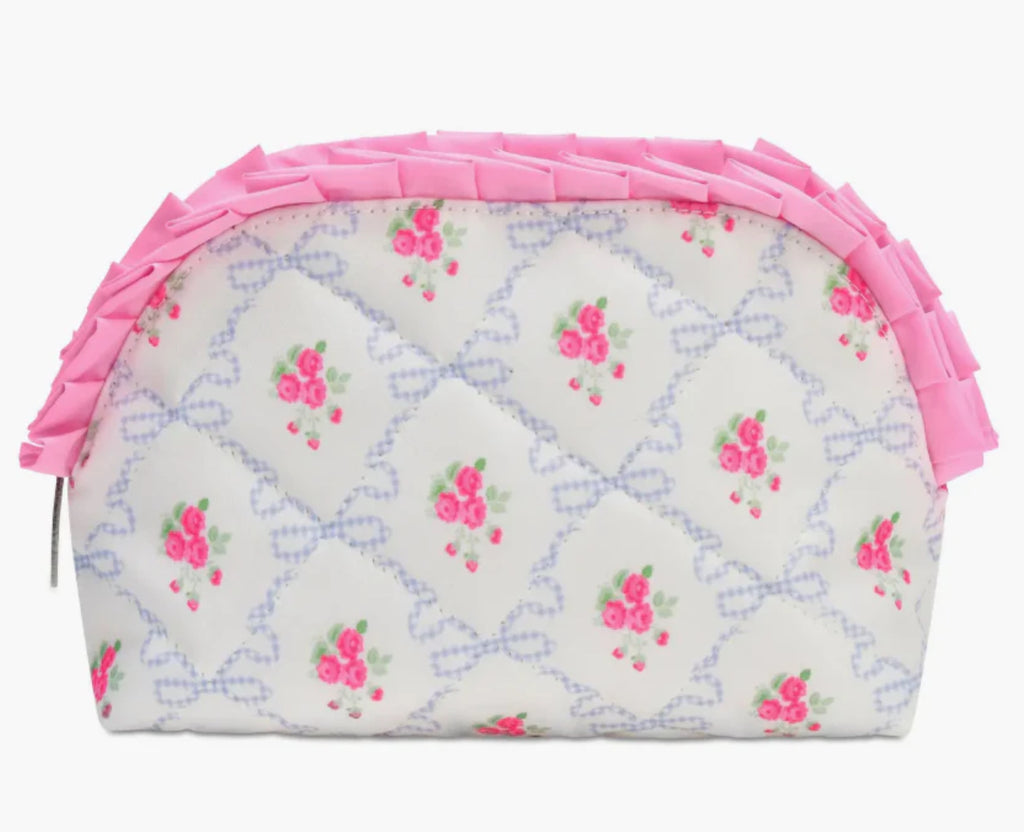 Ditsy Floral Oval Cosmetic Bag