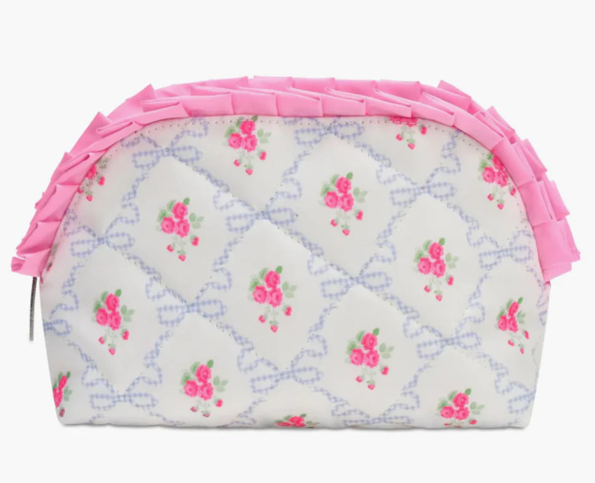 Ditsy Floral Oval Cosmetic Bag