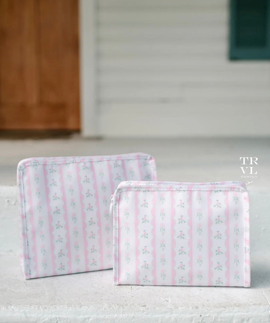 TRVL Roadie Medium | Pink Ribbon Floral