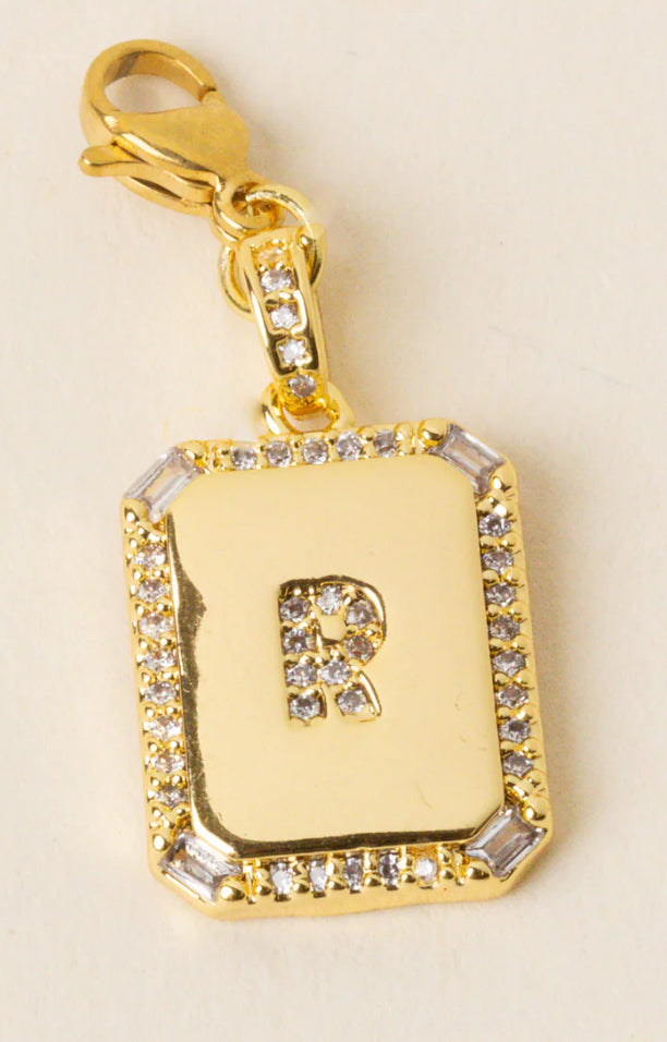 Initial Letter Gold Charm