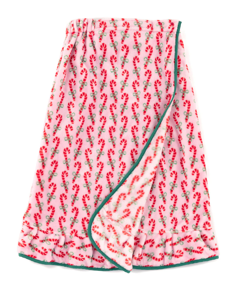Felicity Candy Cane Bath Wrap