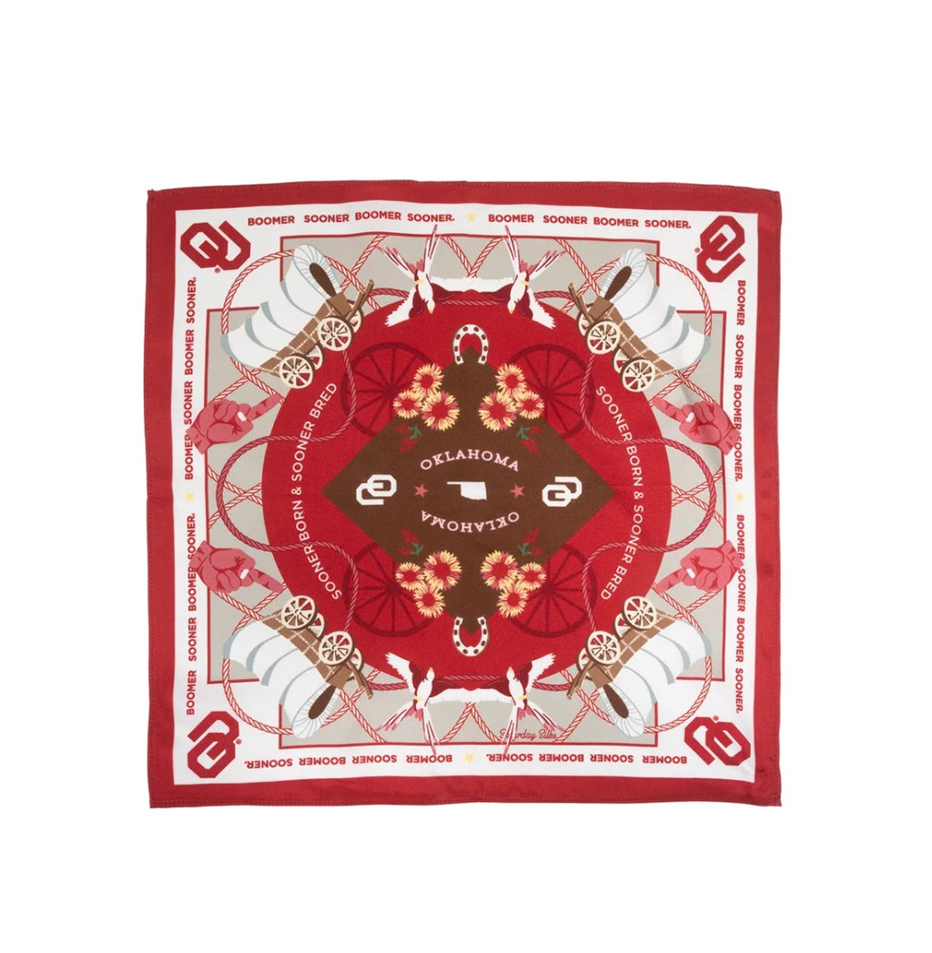 Oklahoma Sooners Pocket Scarf | Saturday Silks