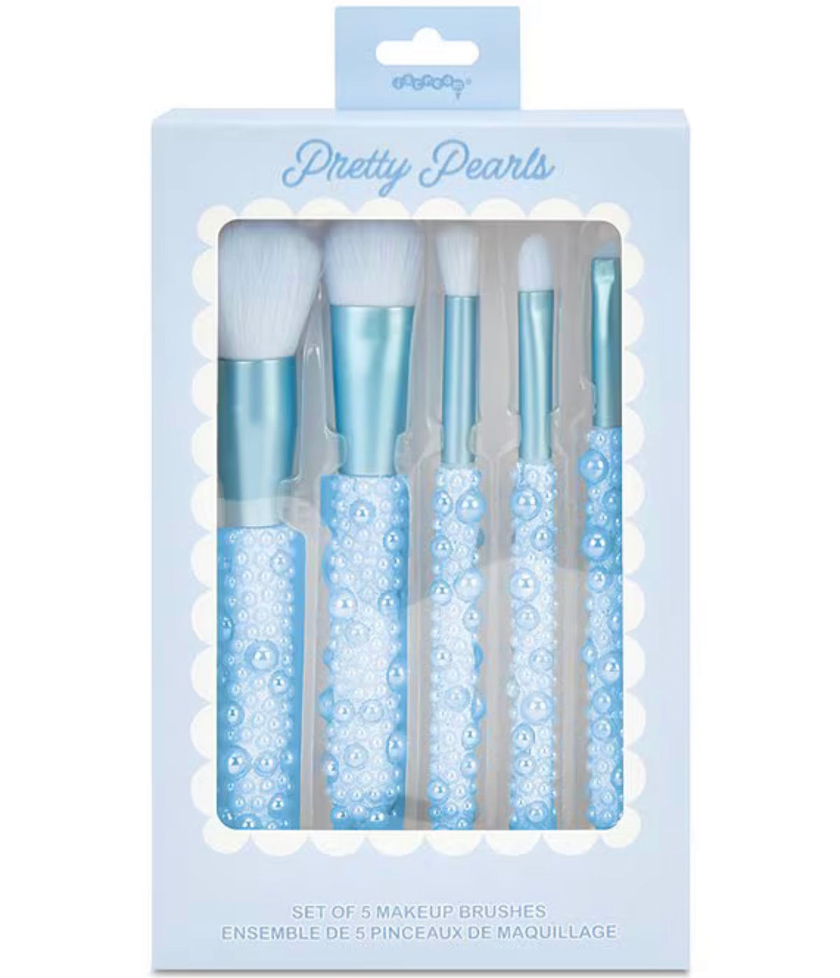 Blue Pearl Makeup Brush Set