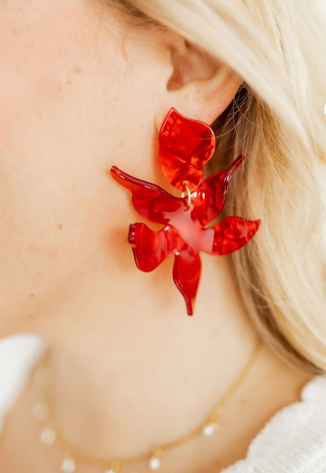 Flora Pearlized Red