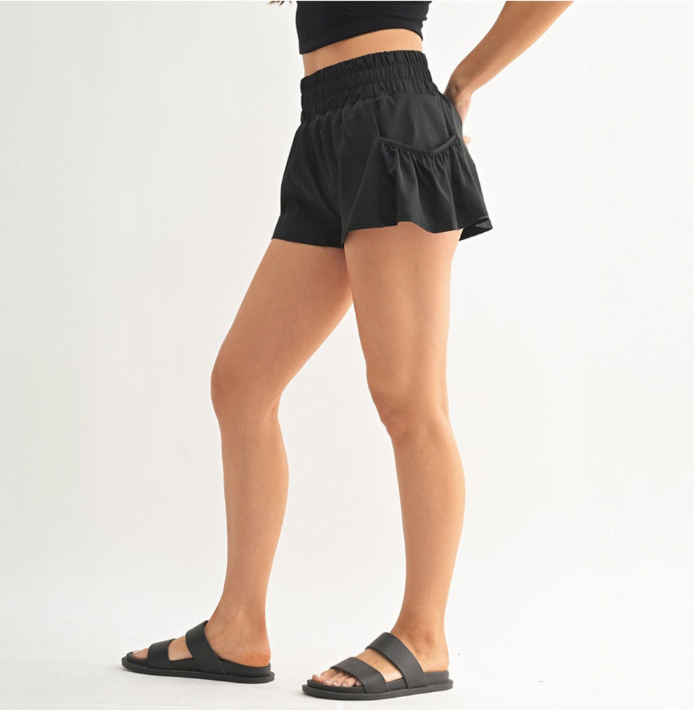 Flowy Ultra-Mini Active Shorts