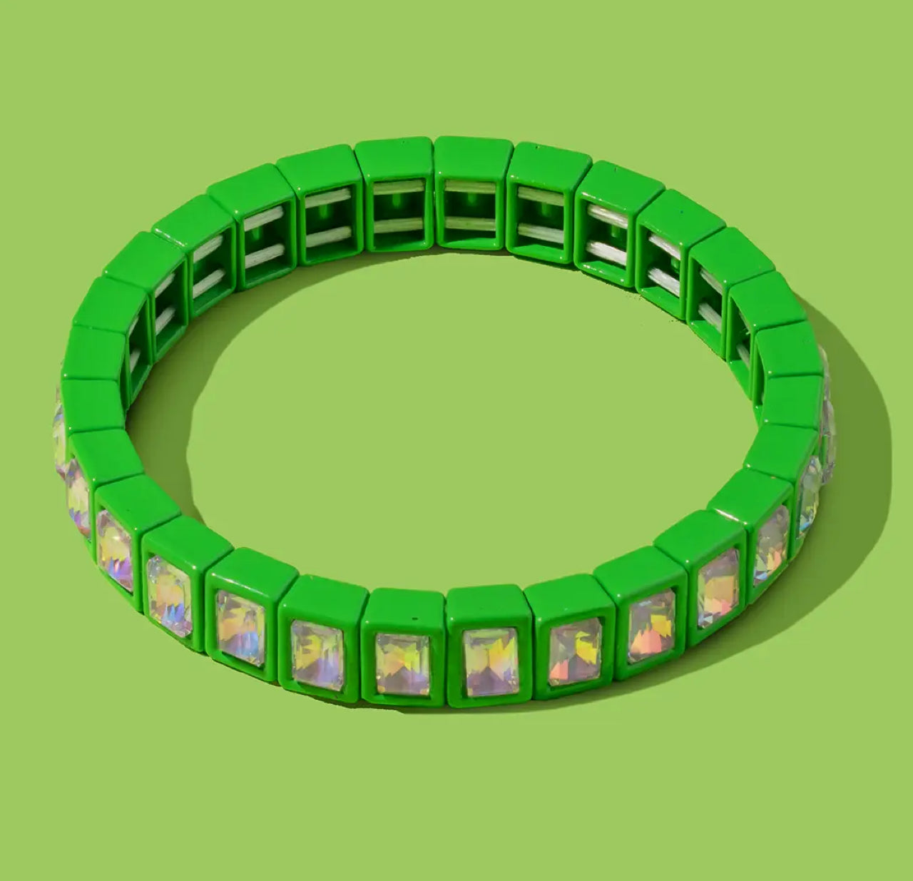 Penelope Enamel Stretch Bracelet by Taylor Elliott Designs