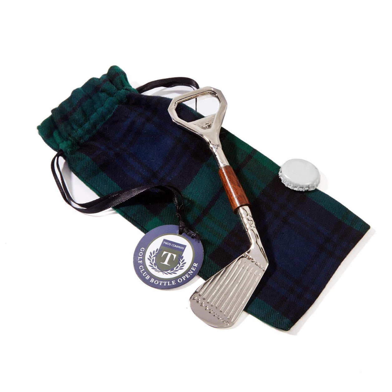 Golf Club Bottle Opener in Gift Pouch