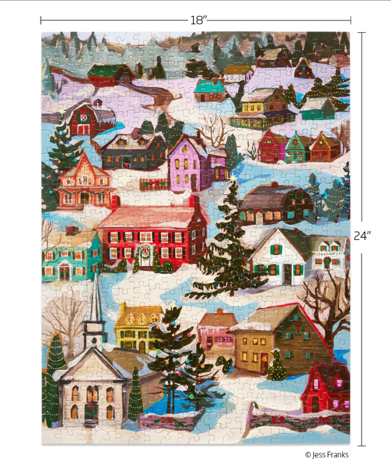 Winter Village 500 Piece Puzzle
