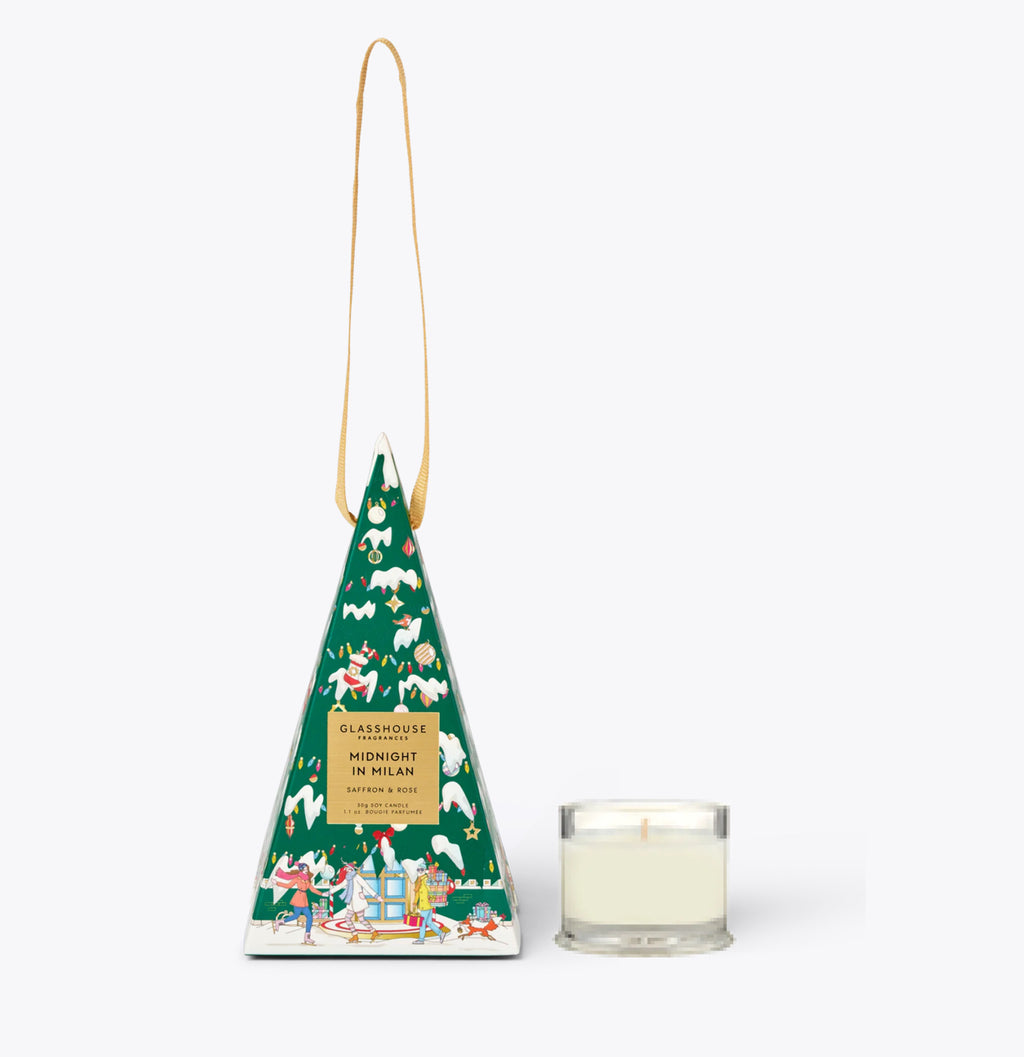 Midnight in Milan Christmas Bauble Candle