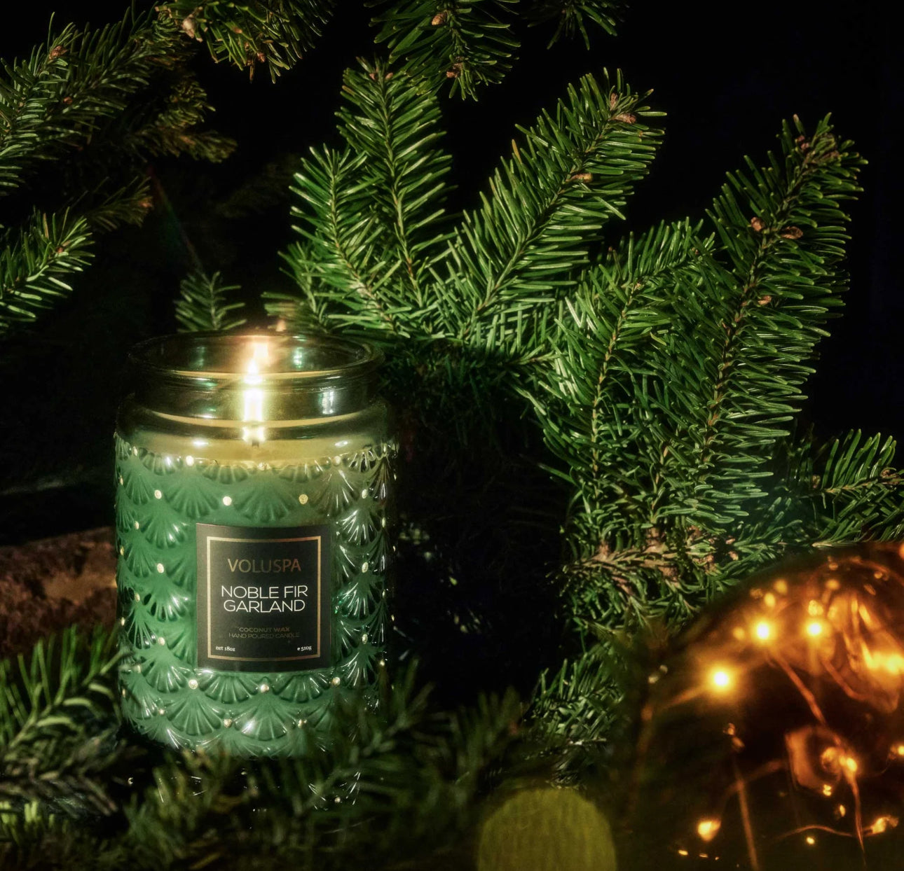 Noble Fir Garland Voluspa Candle