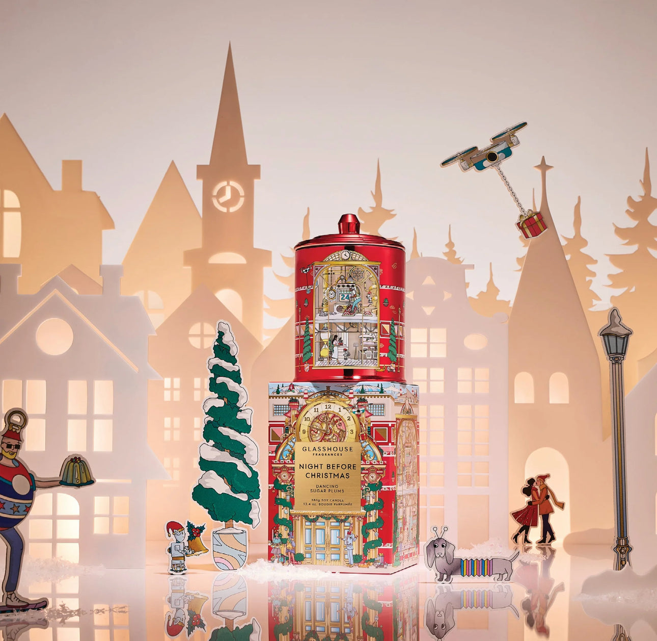 Night Before Christmas 13.4 oz Glasshouse Candle