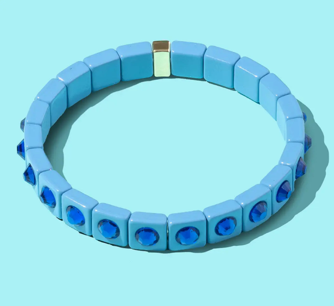 Maeve Enamel Stretch Bracelet by Taylor Elliott Designs