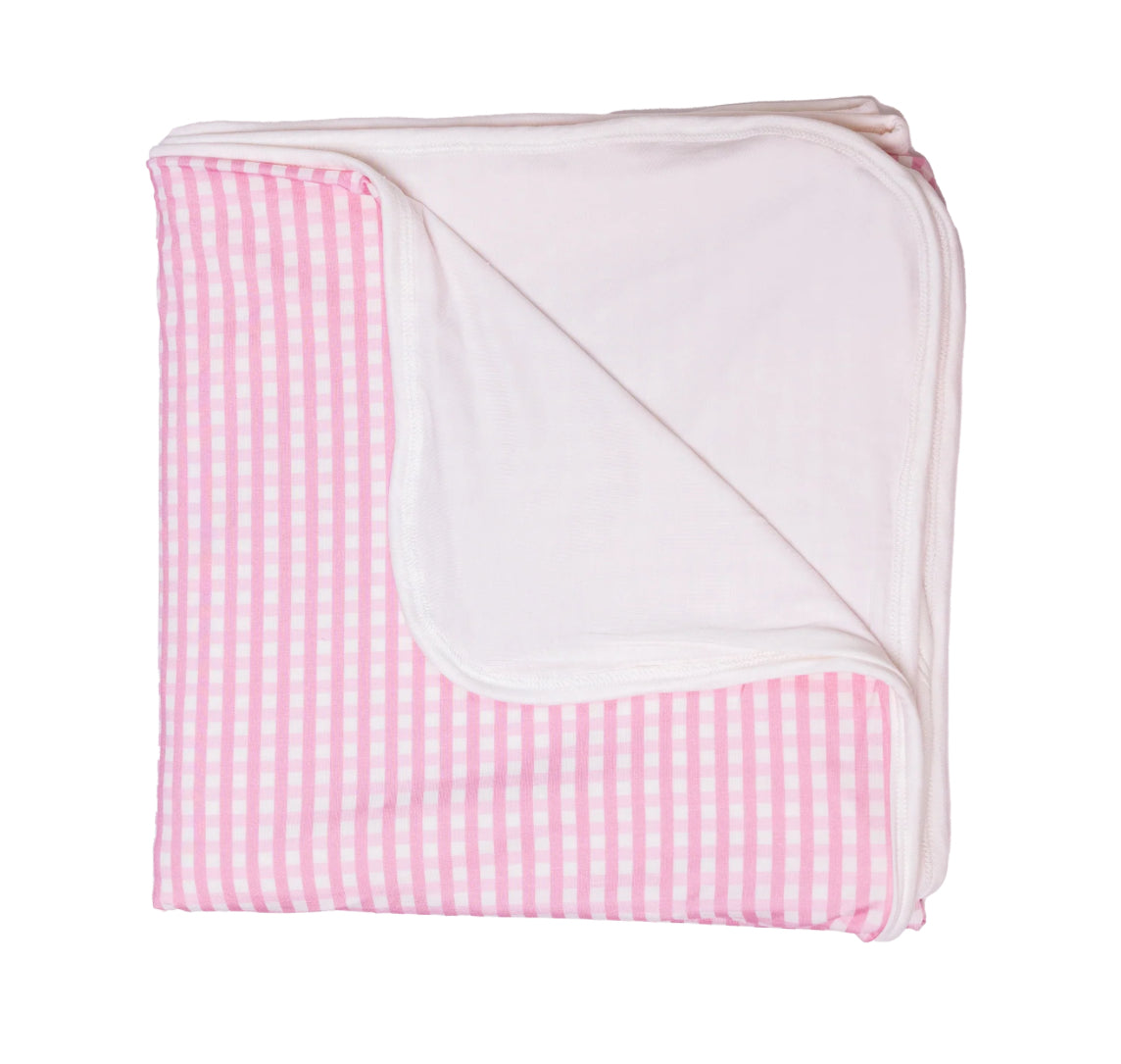 Pink Gingham Blanket: The Uptown Baby