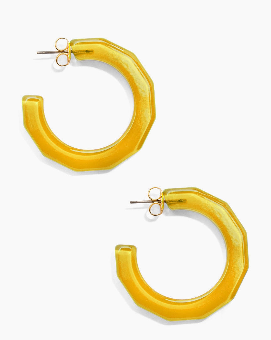 Small Textured Hoop Earrings