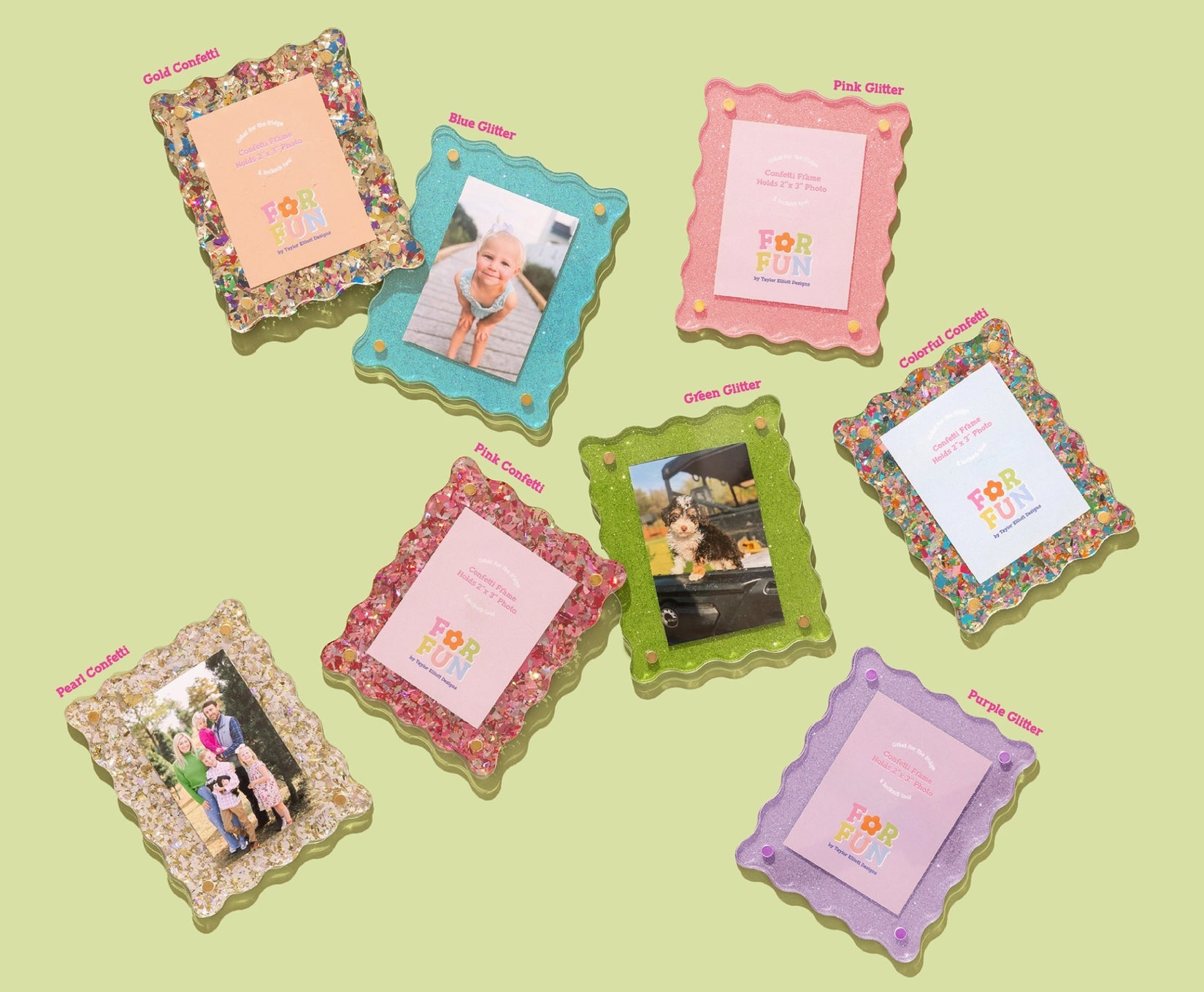 For Fun - Taylor Elliott Mini Magnetic Frames