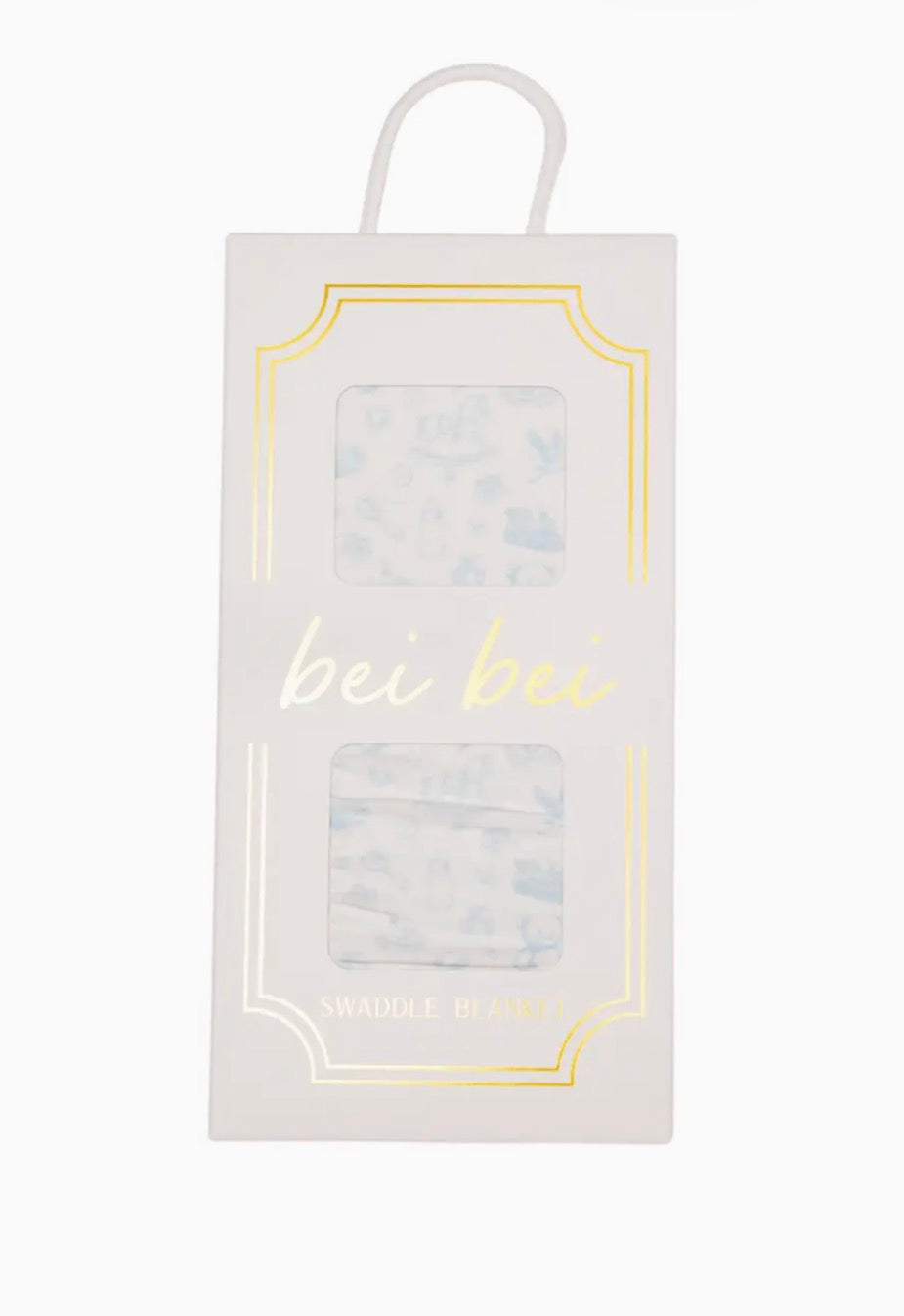 Nursery Toile Swaddle Blanket