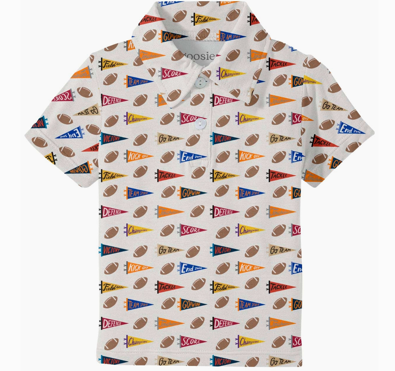Varsity Collared Toddler Shirt