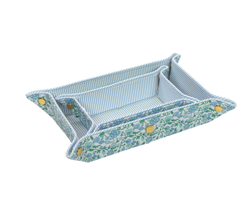 Luxe Hamptons Saffiano Tray Set