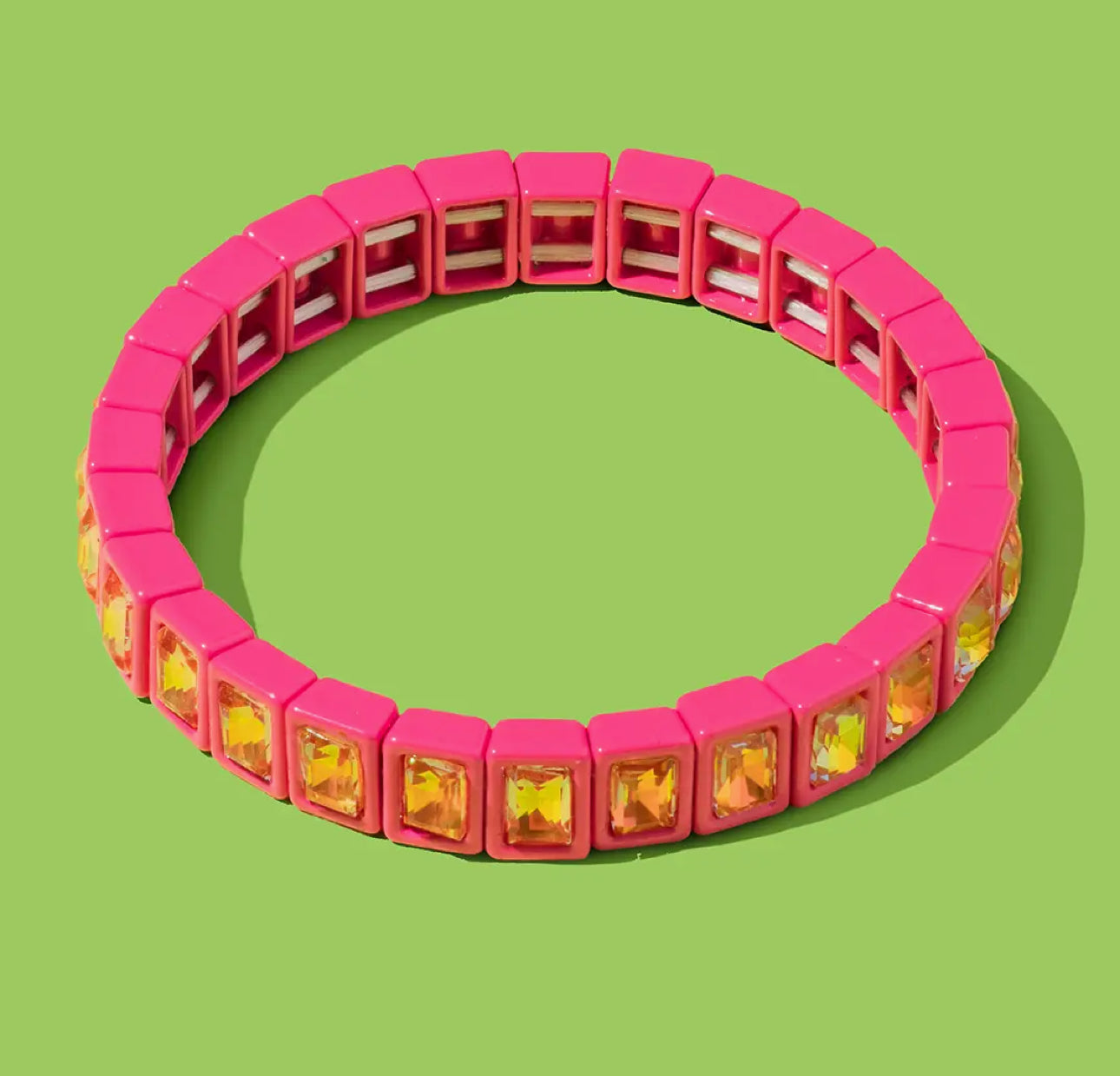 Penelope Enamel Stretch Bracelet by Taylor Elliott Designs