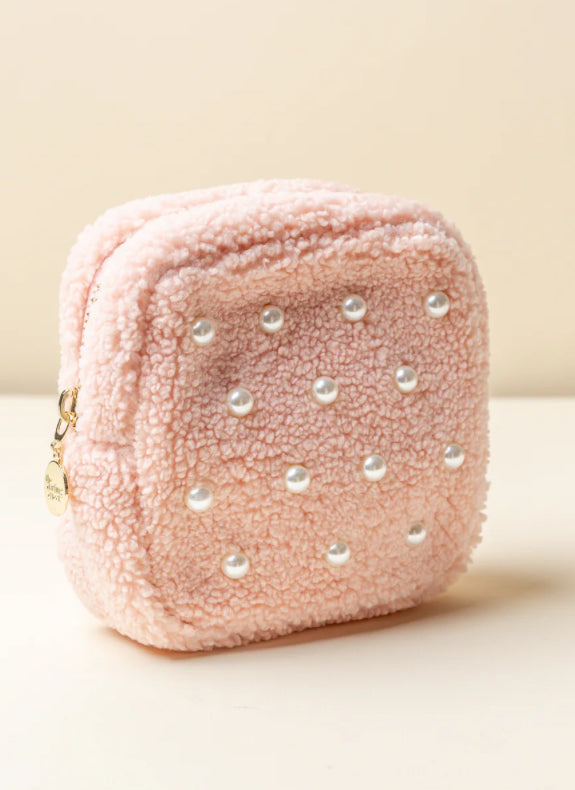 Teddy Square Pearl Pouch