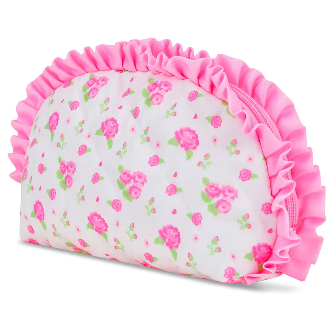Pretty in Pink Oval Cosmetic Bag