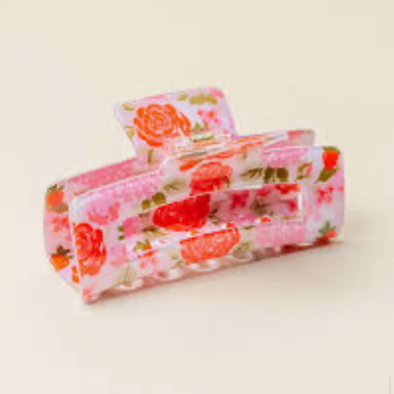 Rose Garden Claw Clip