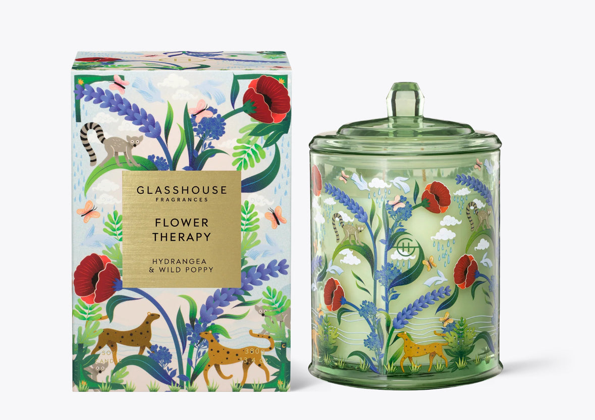 Glasshouse Fragrances Flower Therapy 13.4oz Candle