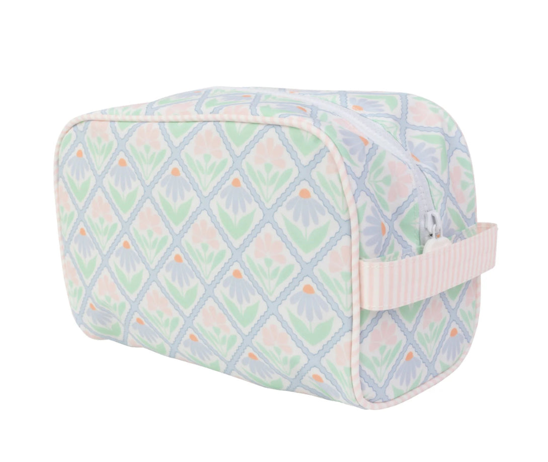 The Dopp Kit Pastel Floral Apple of My Isla