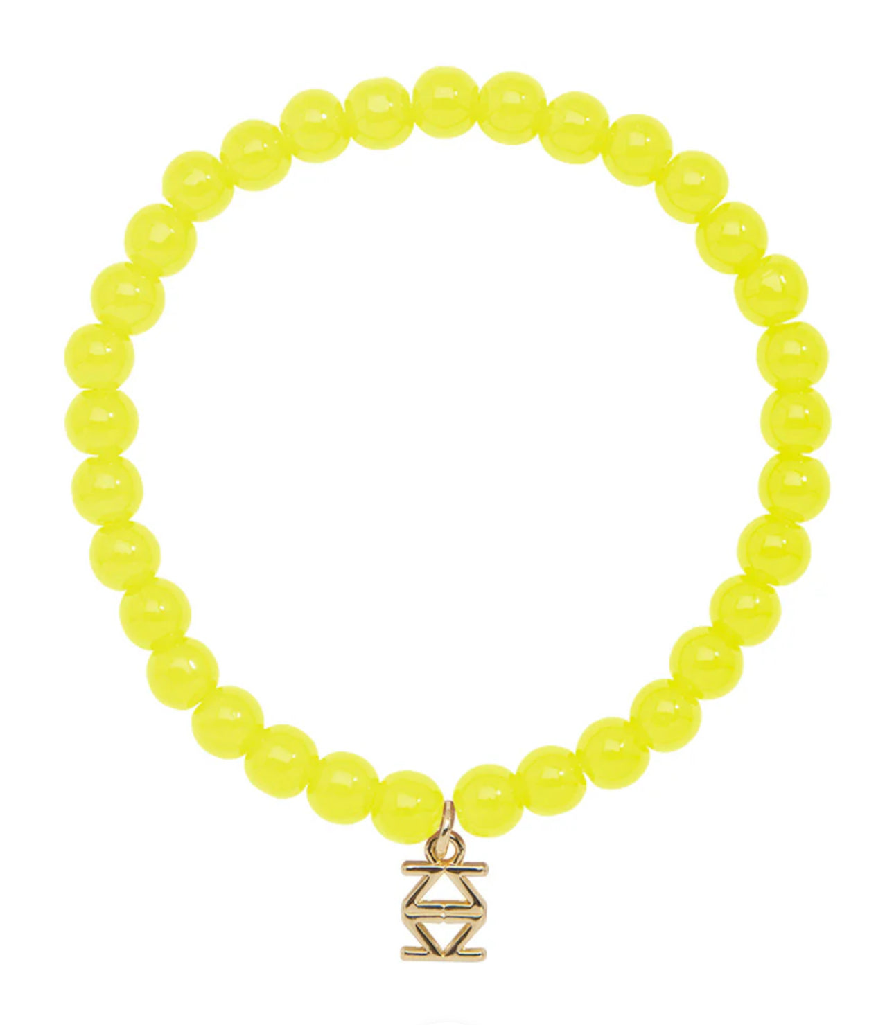 Glass Bead Small Stretch Bracelet
