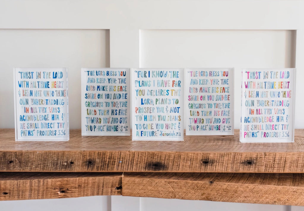 Numbers 6:24-26 Acrylic Block