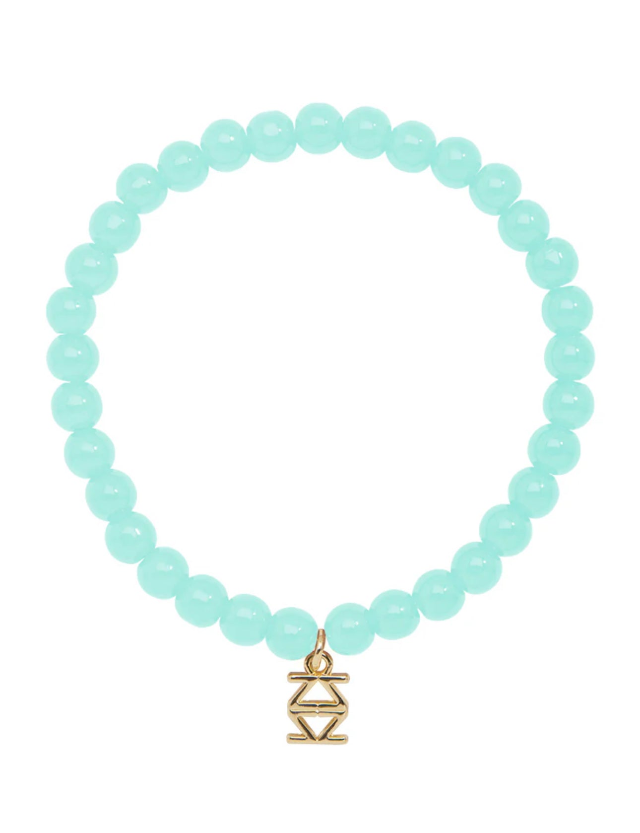 Glass Bead Small Stretch Bracelet