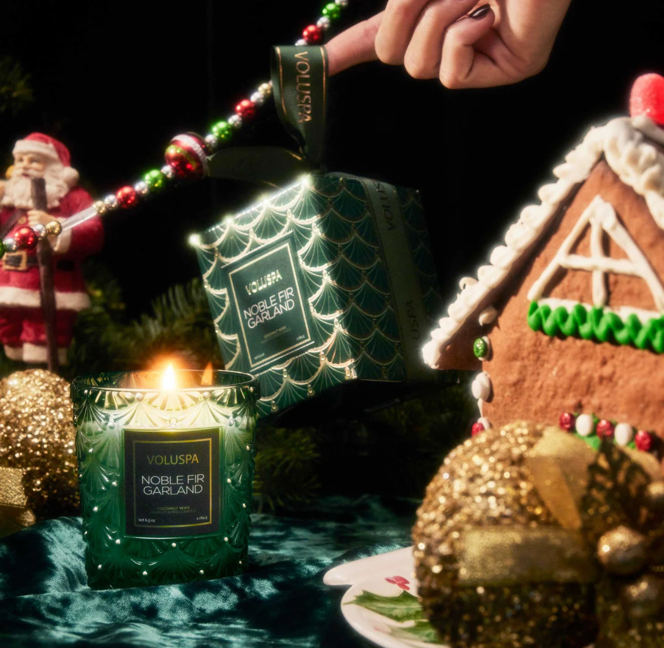 Noble Fir Garland Voluspa Candle