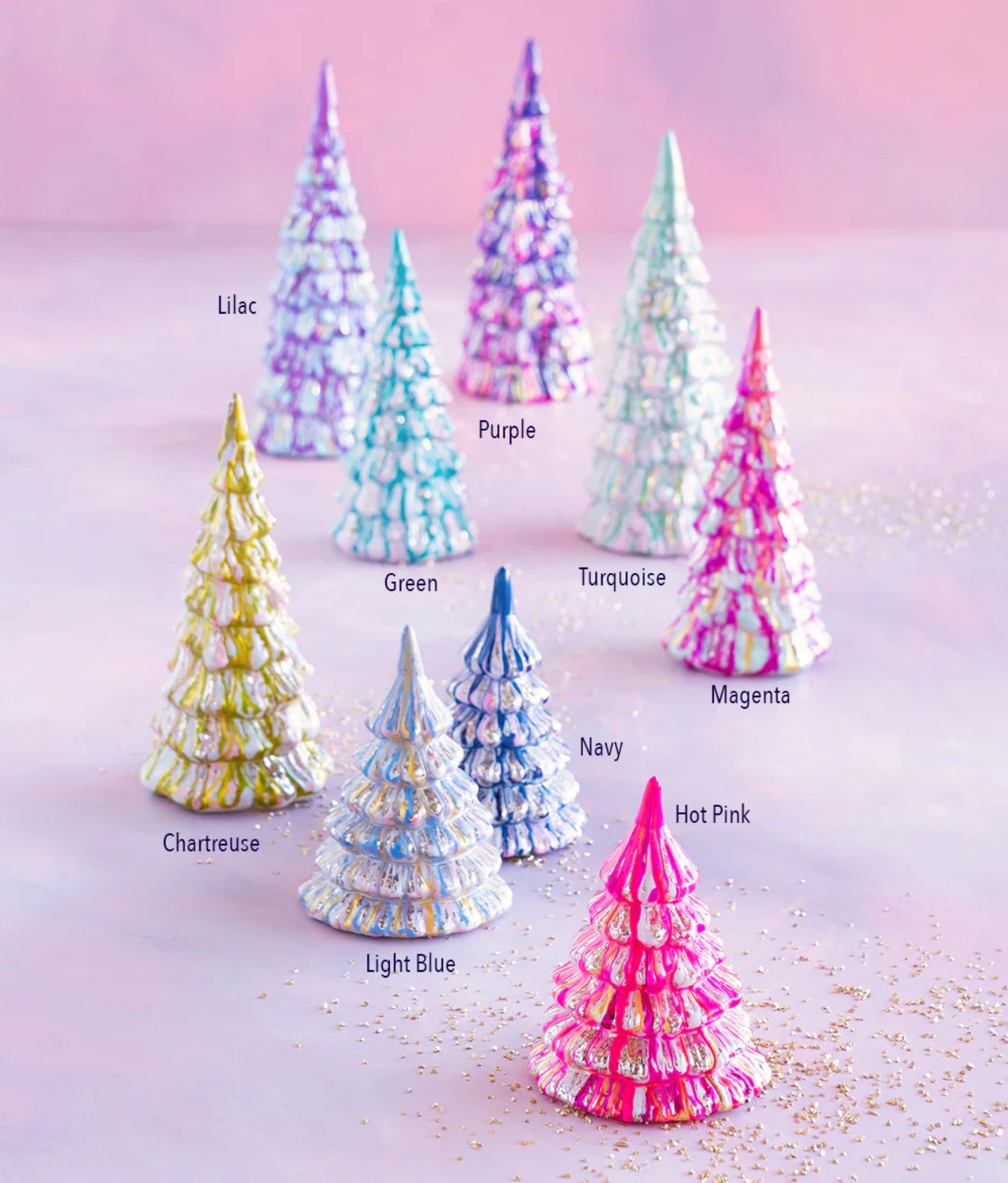 Glass Marble Tree- Glitterville