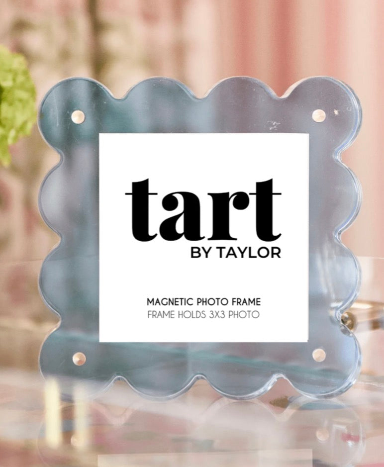 Neon Blue Mini Acrylic Picture Frame