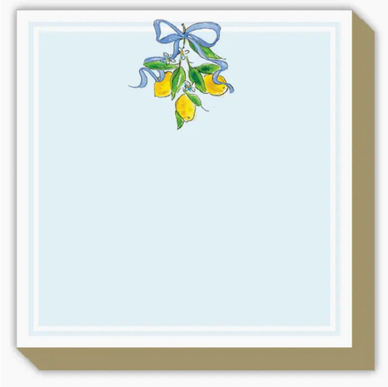 RoseanneBeck Lemons with Branches Luxe Notepad