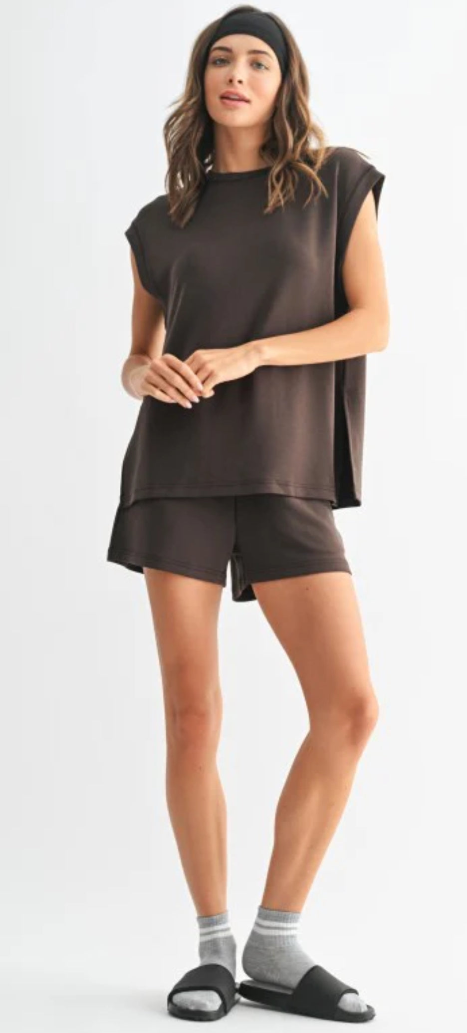 Mono B Laguna Scuba Top & Short Set