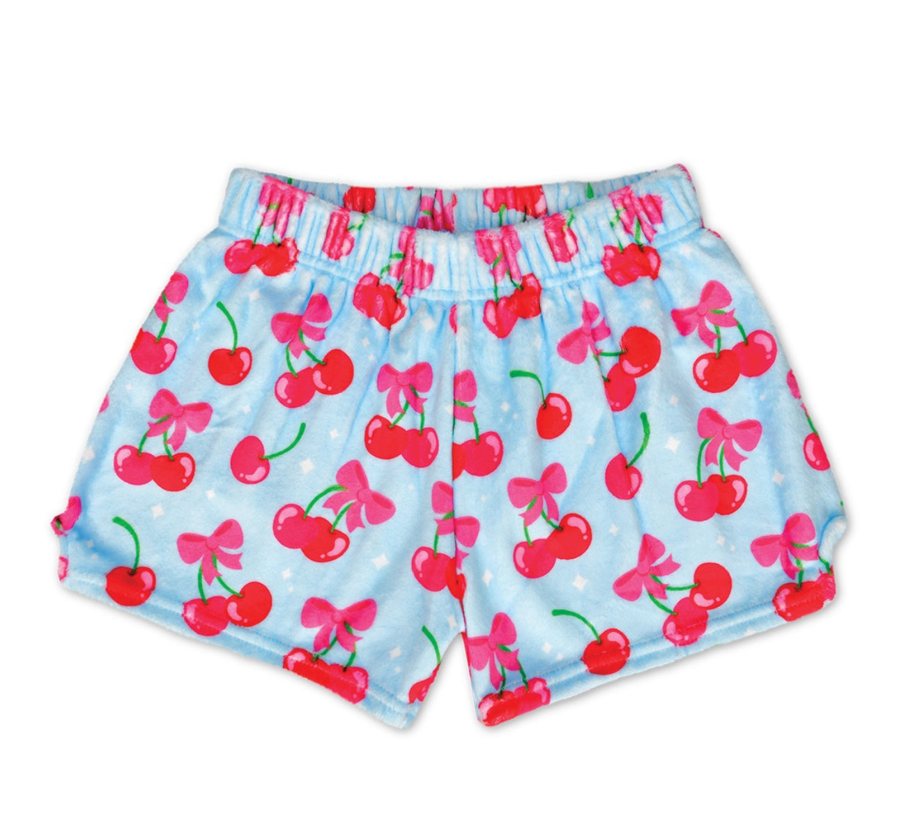 Cheerful Cherries Plush Shorts