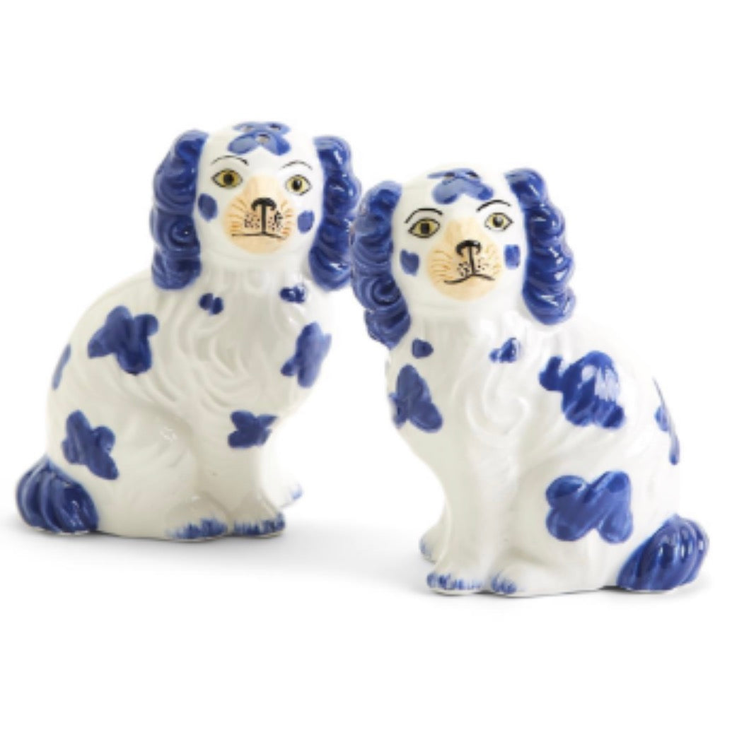 Hand-painted Staffordshire Salt & Pepper Shakers