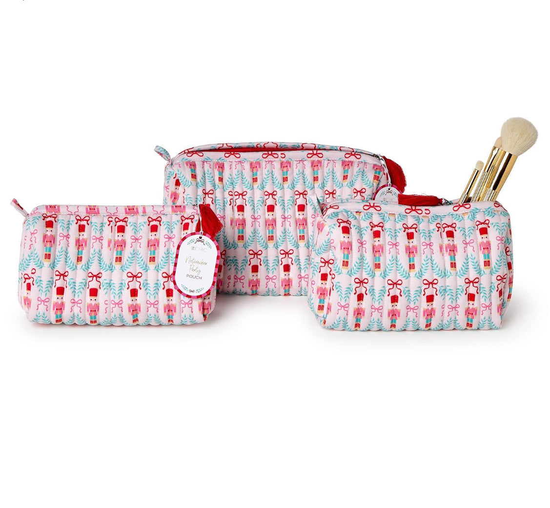 Quilted Nutcracker Cosmetic Bag