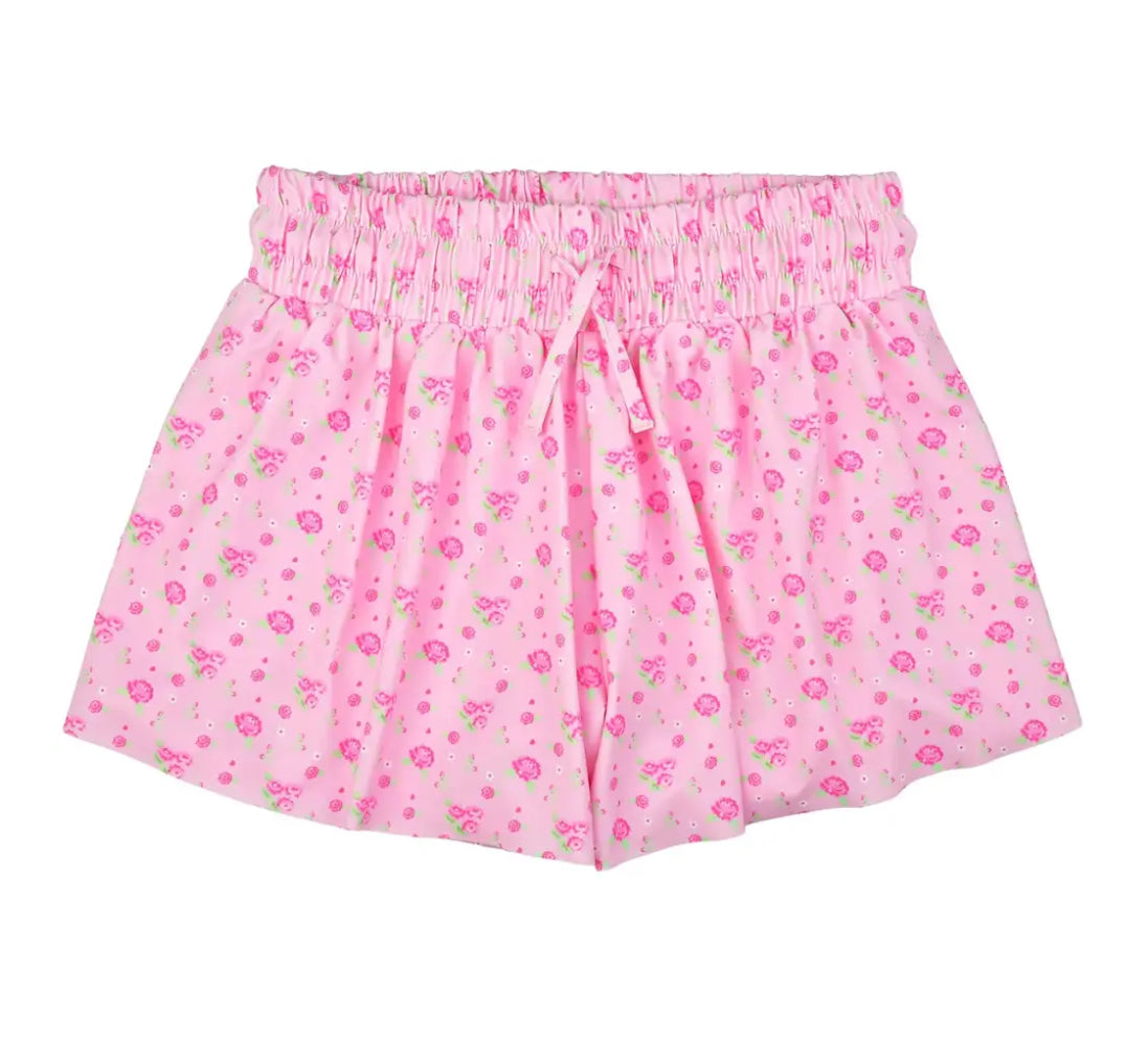 Pretty In Pink Butterfly Shorts