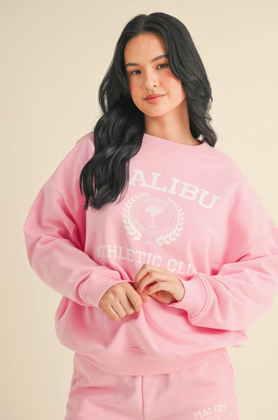 Malibu Athletic Club Crew Neck Sweatshirt