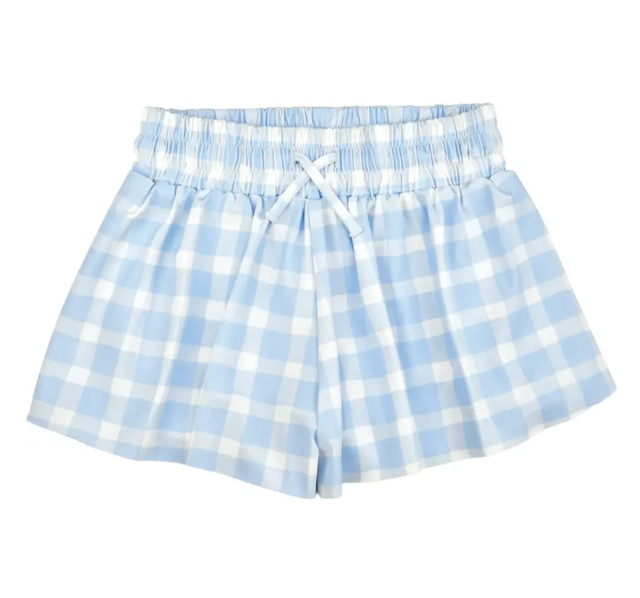 Blue Gingham Butterfly Shorts