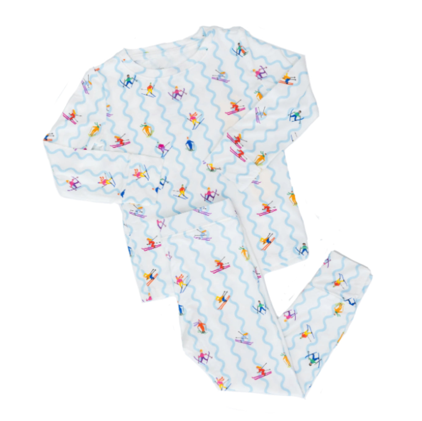 Skier Bamboo Two Piece PJ Set: The Uptown Baby