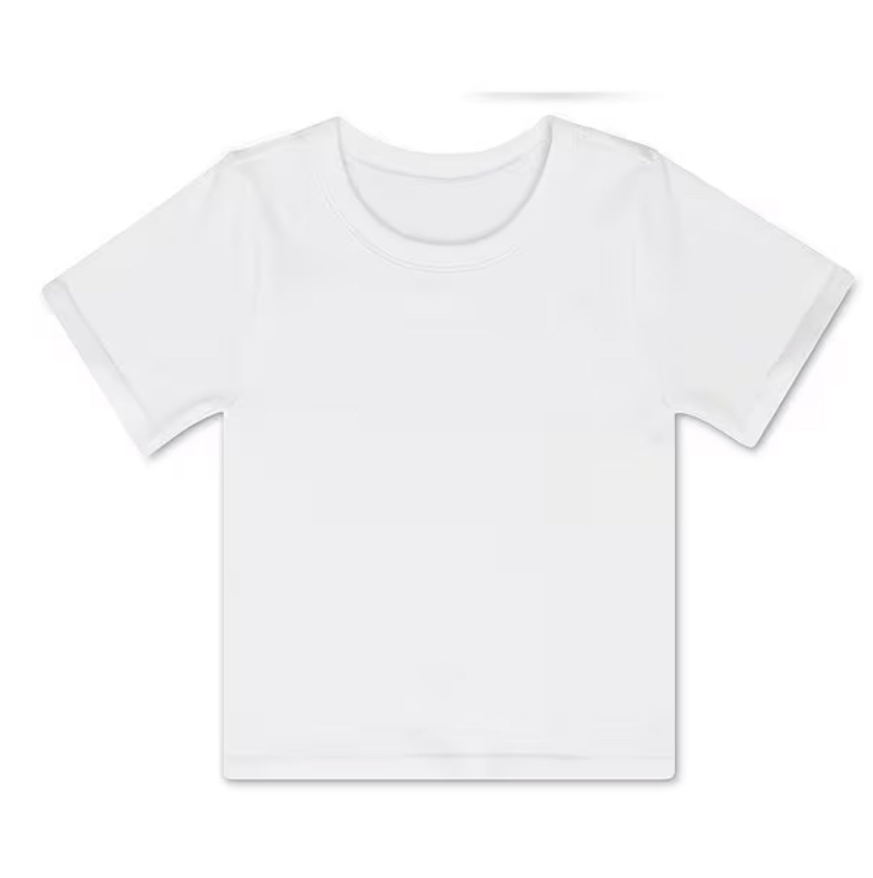 WHITE RIBBED SHORT SLEEVE SHIRT