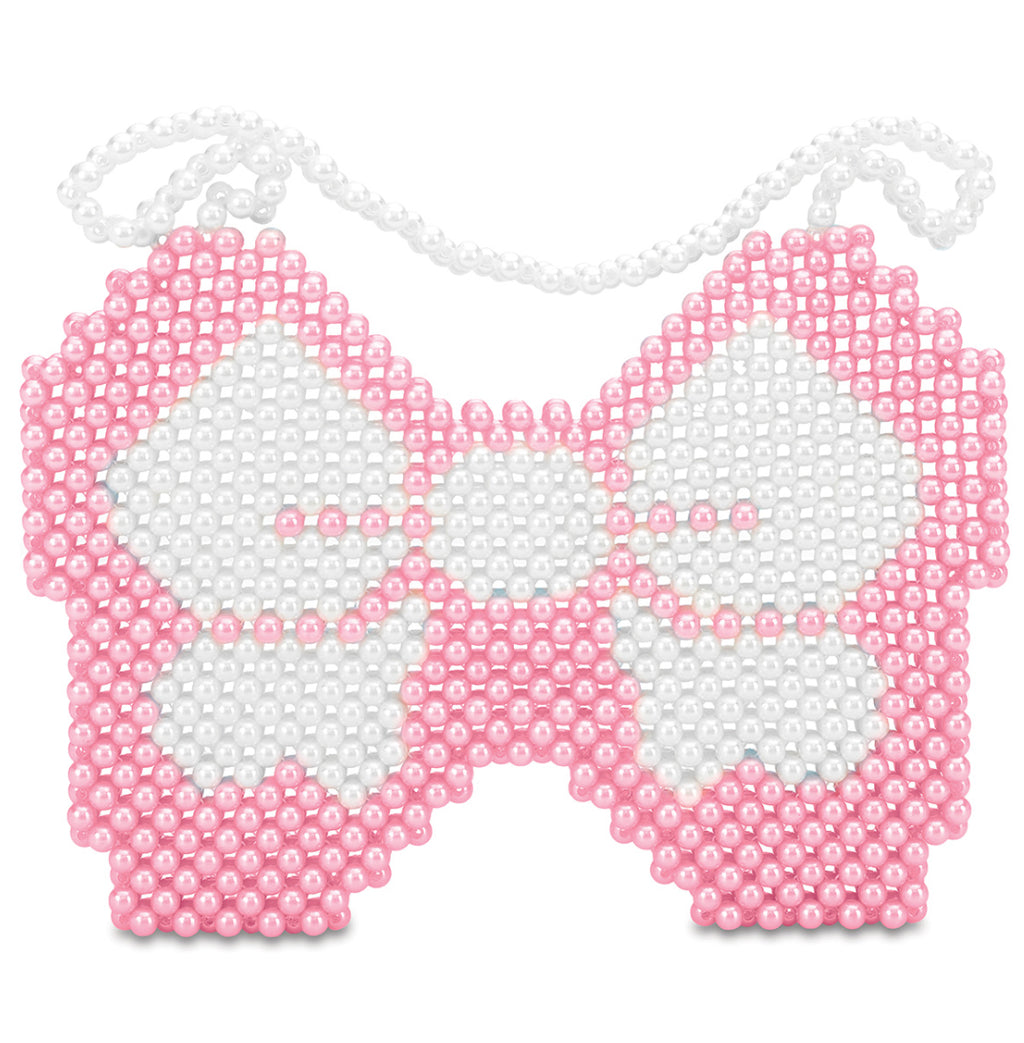 Bow Beaded Crossbody Bag