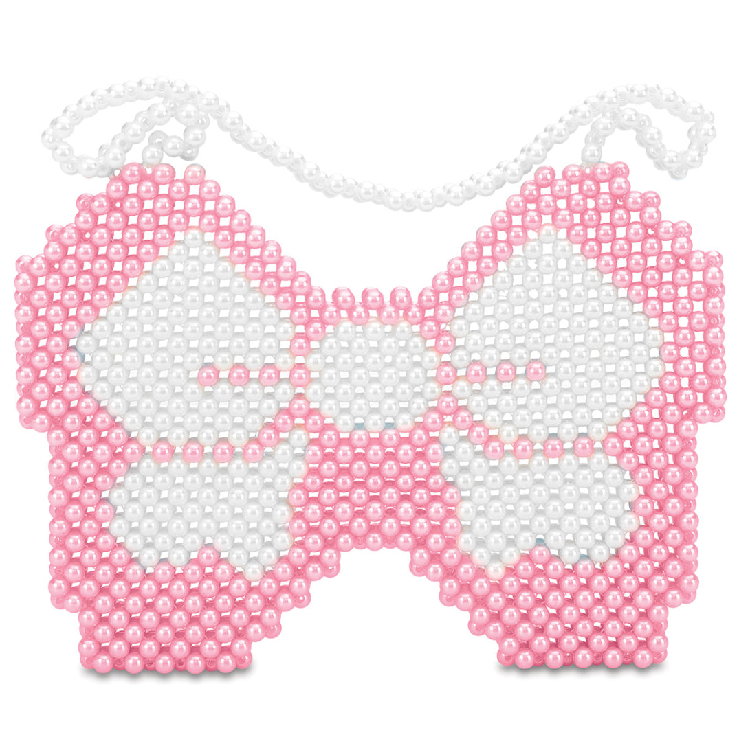 Bow Beaded Crossbody Bag