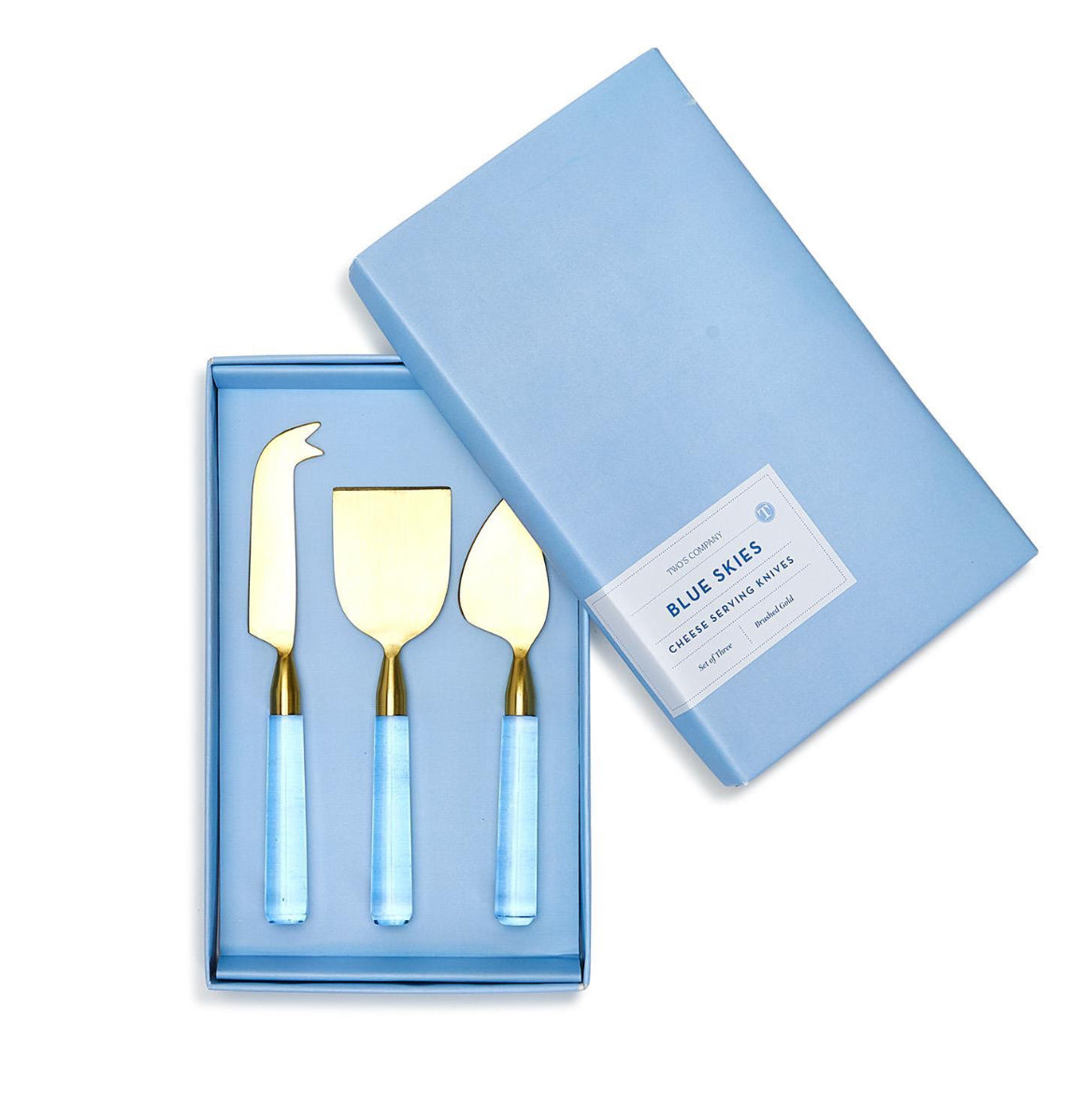 Blue Skies Cheese Knives Set/3