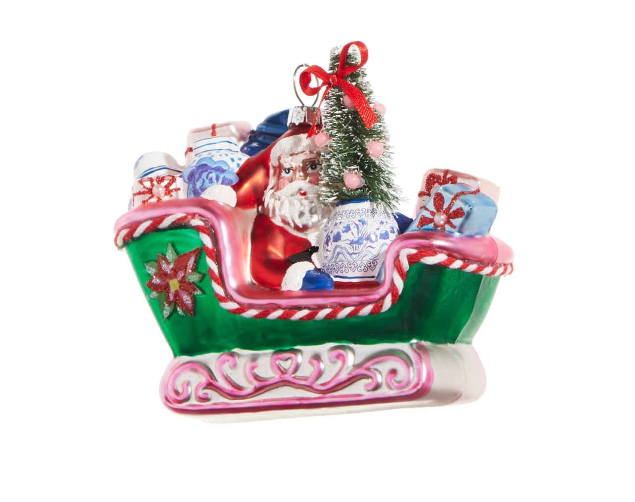 Chinoiserie Sleigh Ride Ornament