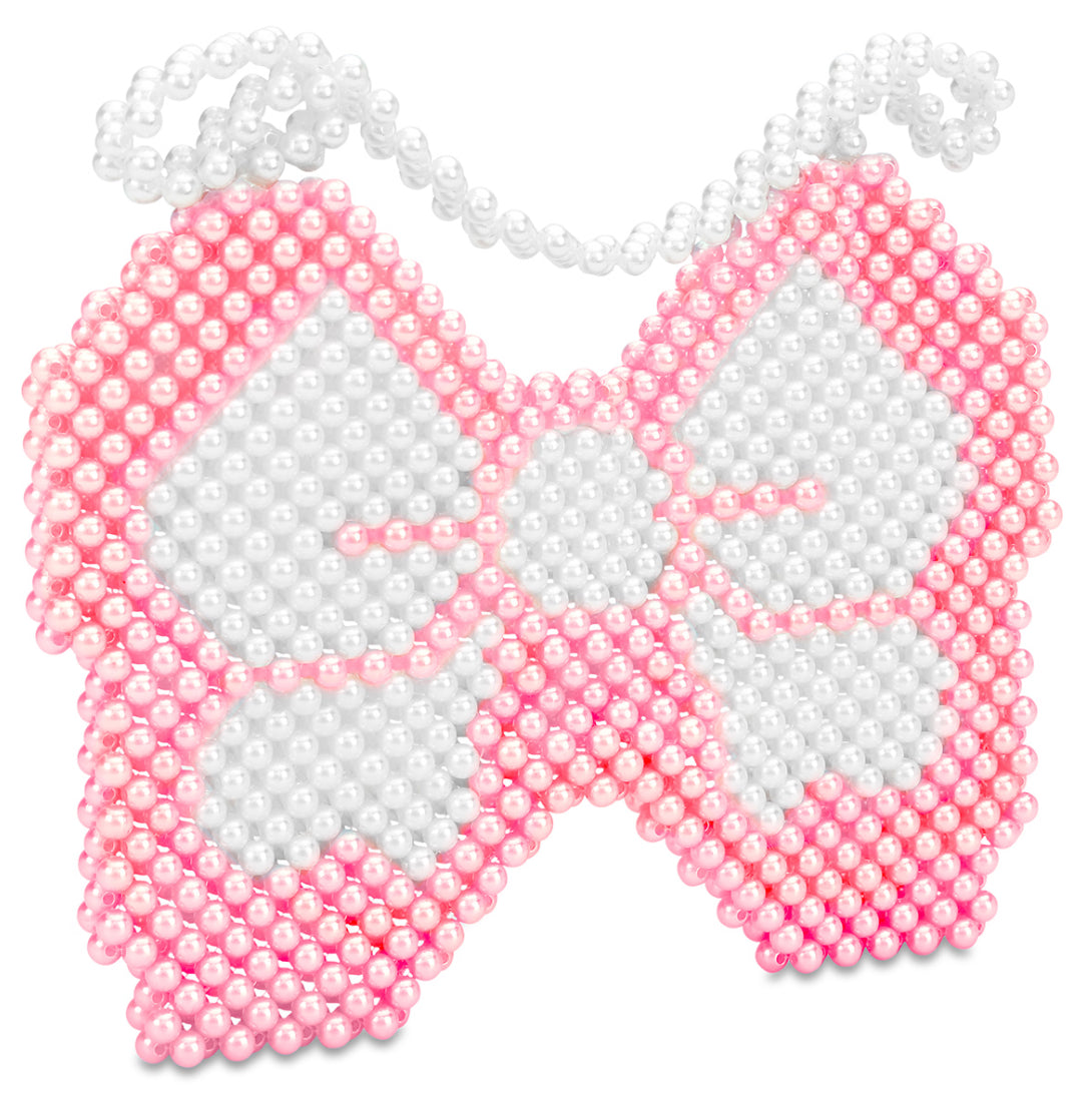 Bow Beaded Crossbody Bag